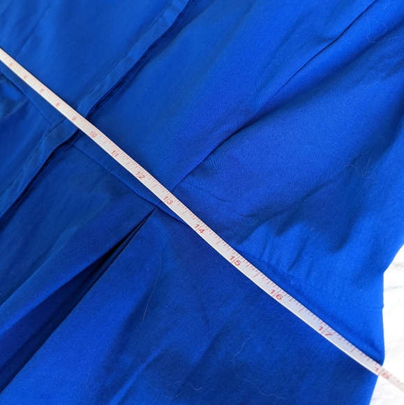 ☀️Apt 9 NWT pleated top Large blue - Picture 4 of 14